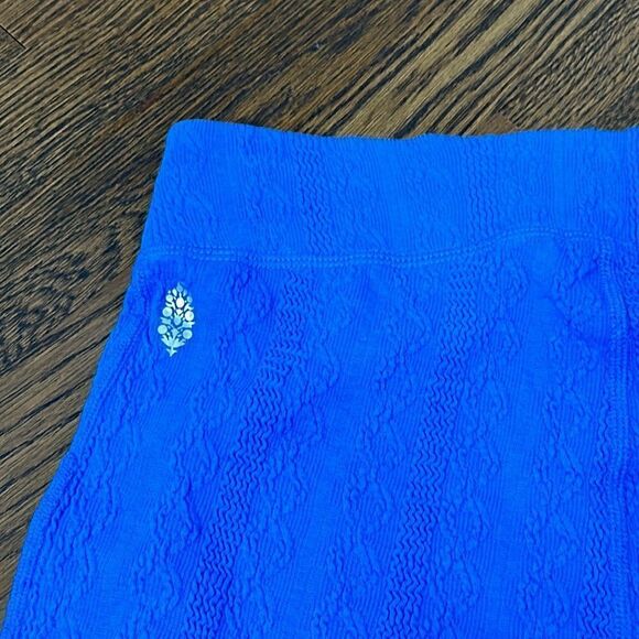 NWOT FP Movement Blue Textured Joggers - Size Medium - Picture 10 of 10